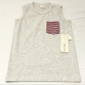 NWT LULU+ROO Redwood Stripe Pocket Tank